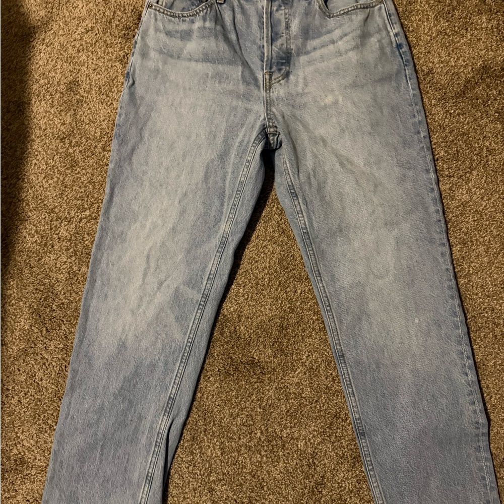 Everlane Straight Jeans in Light Blue